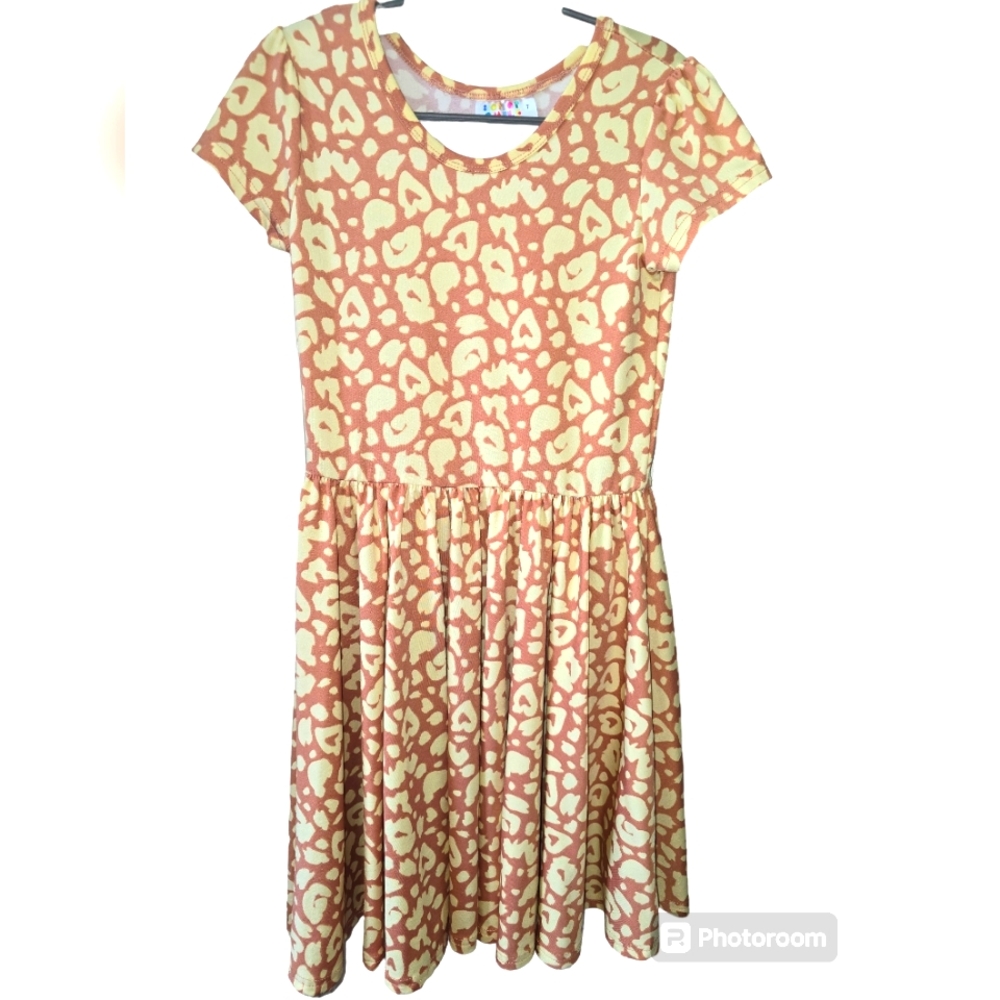 DotDotSmile Twirl Dress (cheetah)